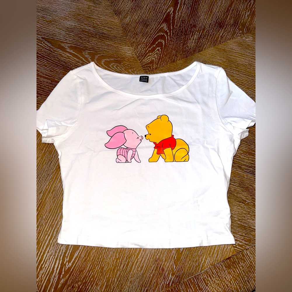 Cute Women’s Winnie the Pooh Crop Top